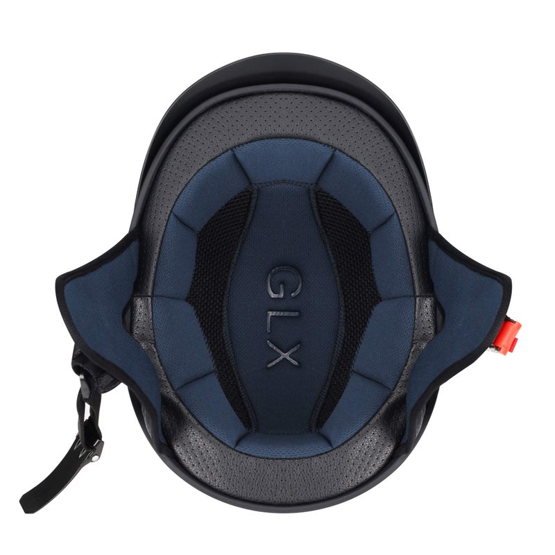GLX M15 Half Helmet Matte Black XX-Large - Image 5